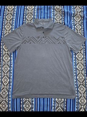 Travis Mathew All Day Access Polo XXL Mood Indigo Blue Performance Golf Shirt